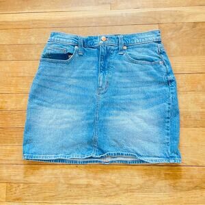 Universal Thread Denim A-Line Mini Skirt size 6 b21